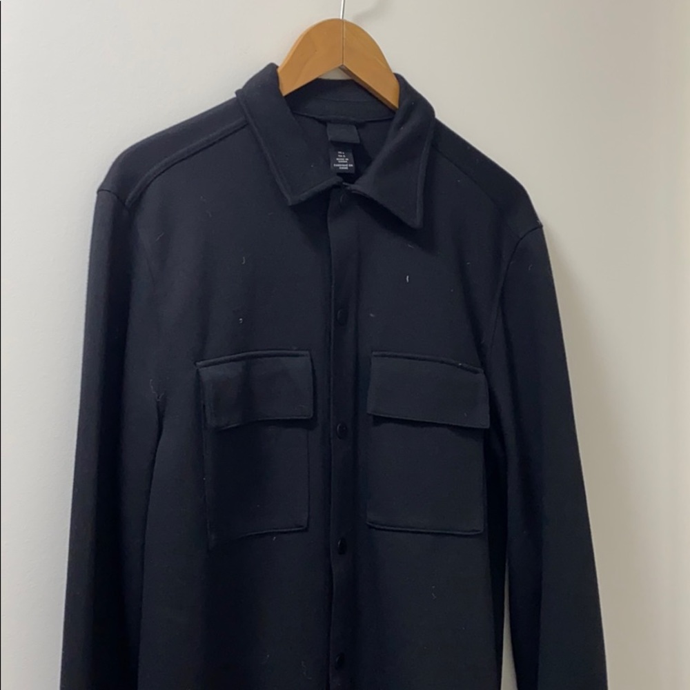 Black men’s over shirt
